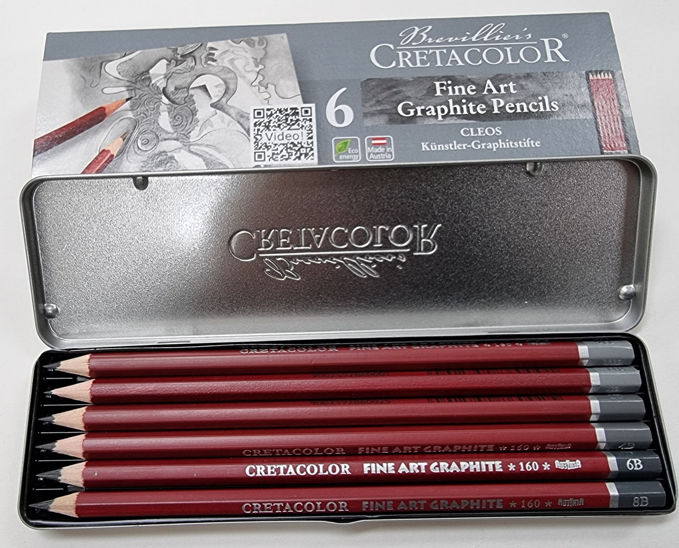 Cretacolour Fine Art Graphite pencil set6 | The Artists Shed